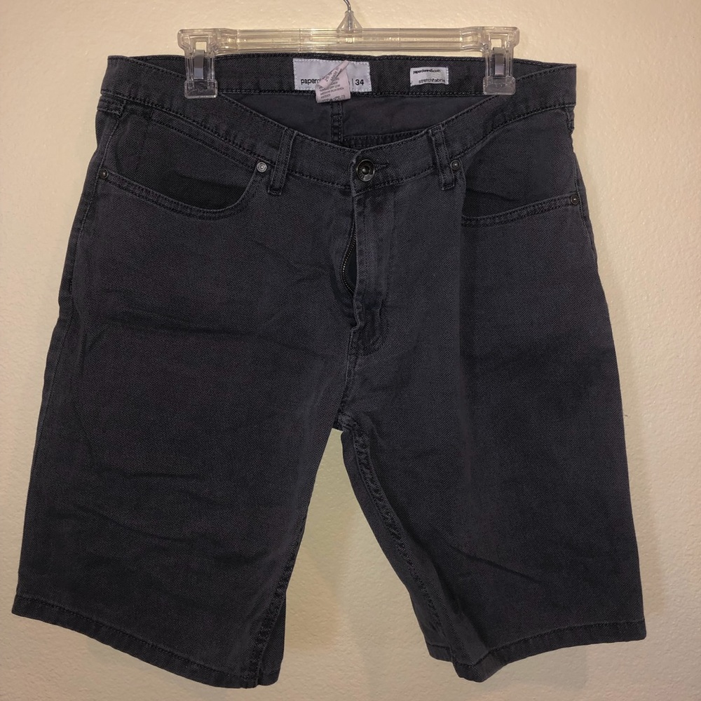 Paperdenim&cloth Men’s Black shorts